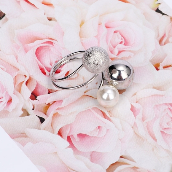 Copper Adjustable Coctail Statement Ring - Picture 6 of 6